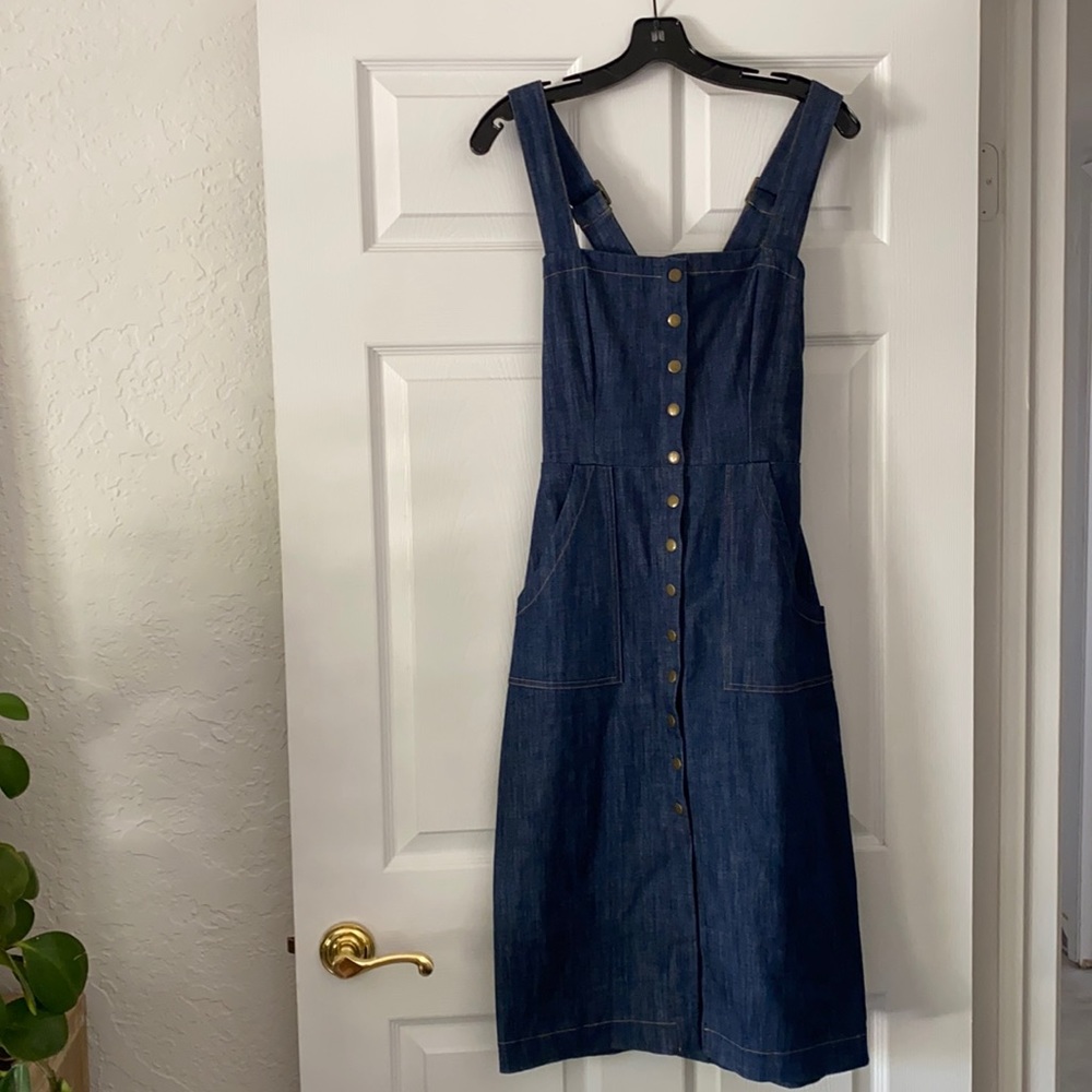 Reformation Denim Button Front Dress Like New! 4/6